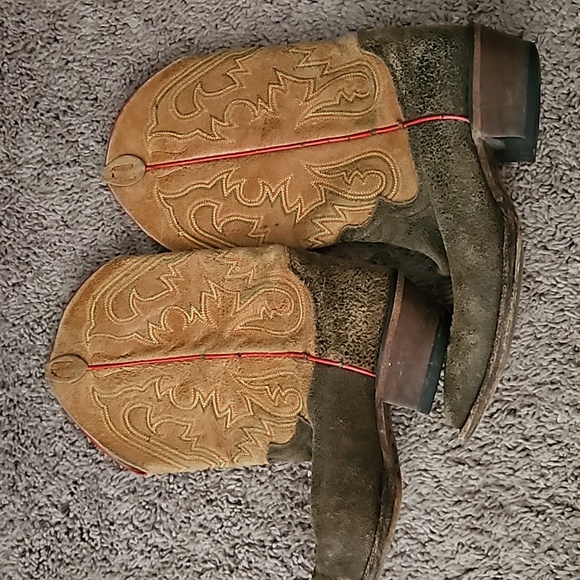 Justin Boots Suede Leather - Picture 10 of 15